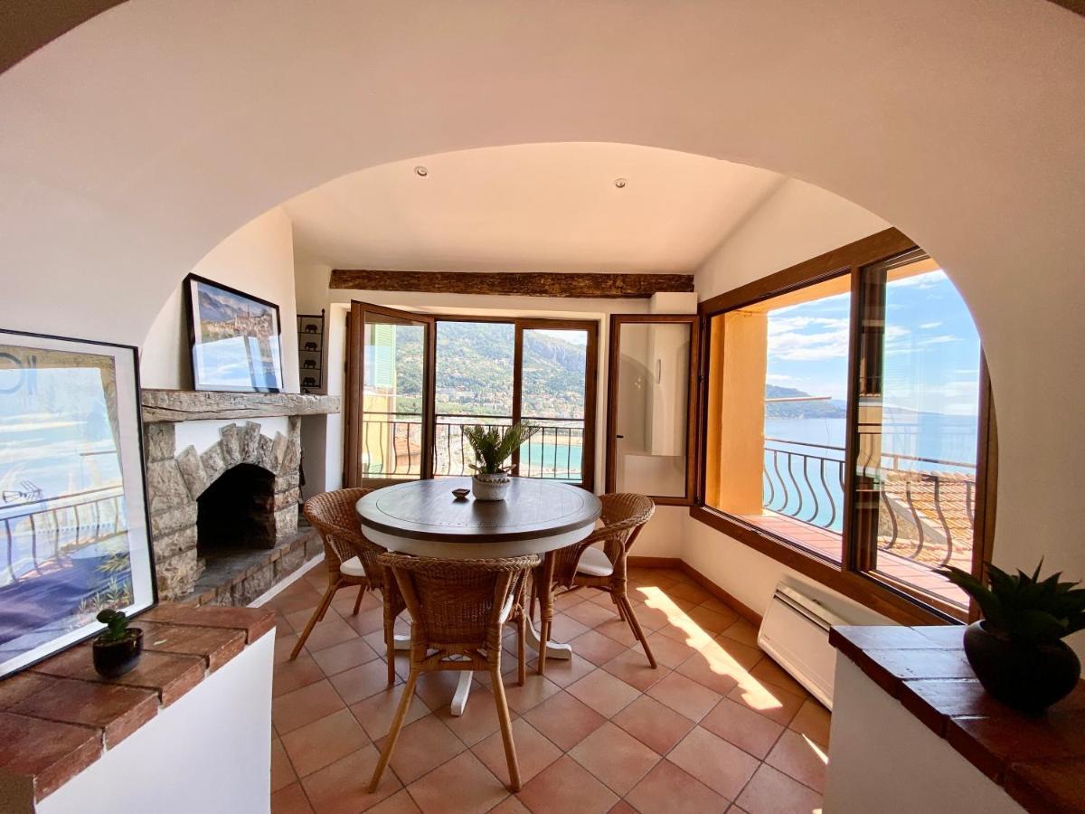 Vieux Chateau, Vue Mer Menton Exterior foto