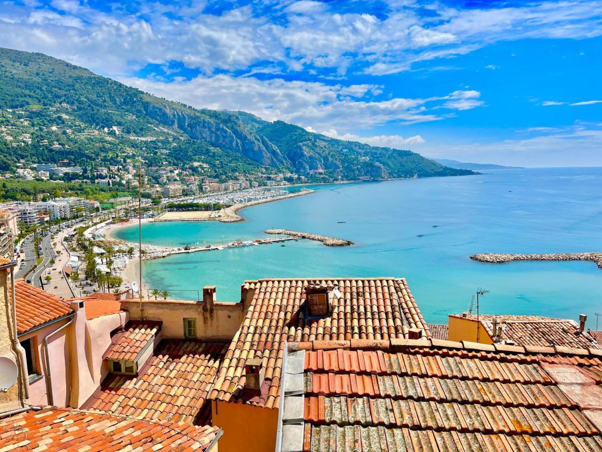 Vieux Chateau, Vue Mer Menton Exterior foto