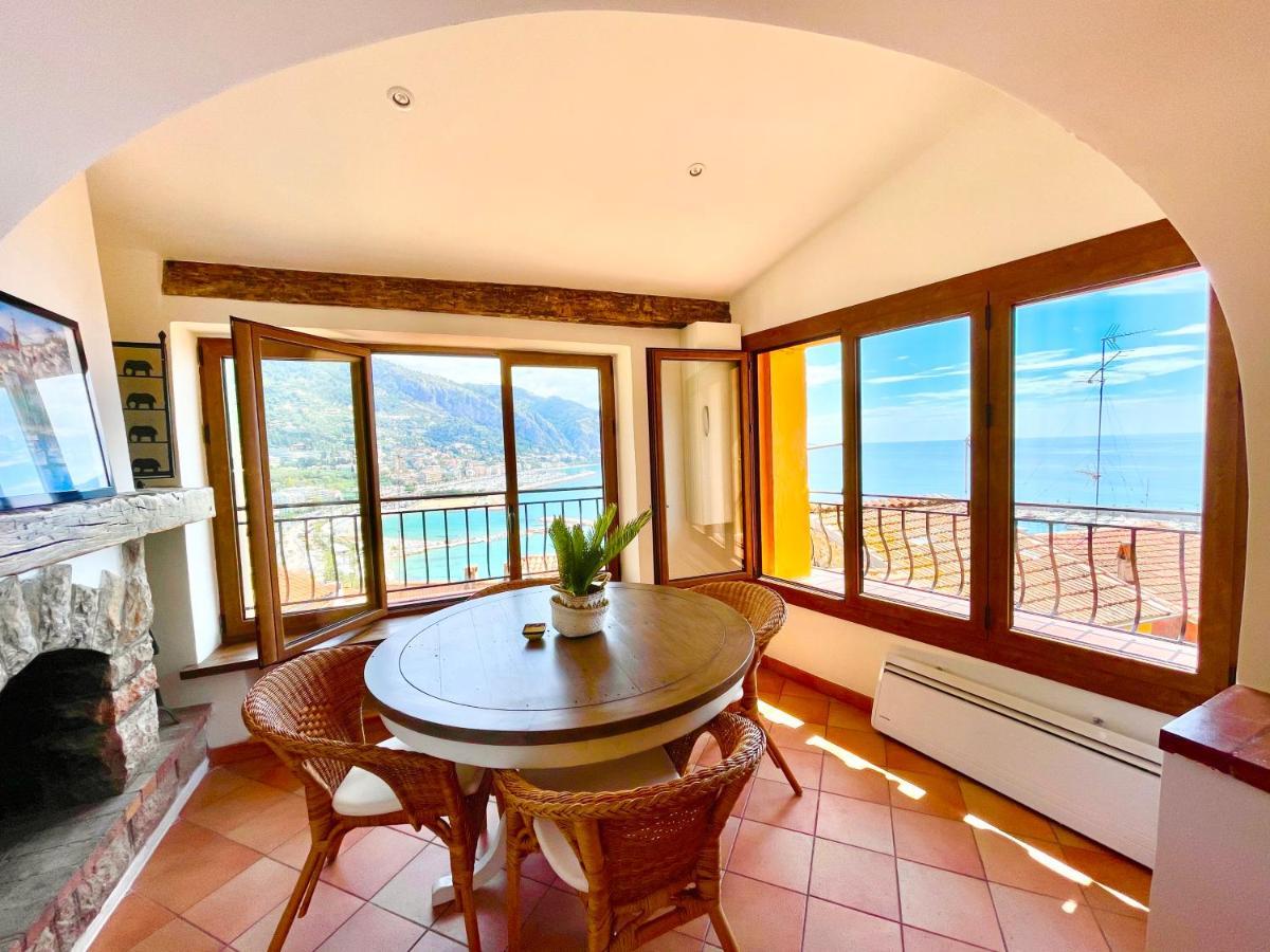 Vieux Chateau, Vue Mer Menton Exterior foto